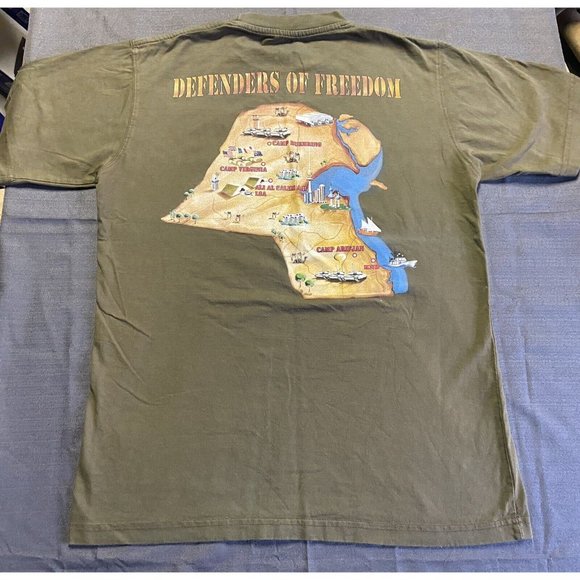 Operation New Dawn Olive Graphic Tee Batee Design Small - Picture 1 of 5